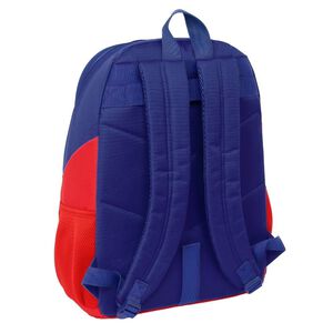 Blue and Red and White Backpack